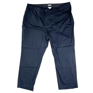 NWOT Catherines The Universal Pant Size 32W Black Slacks Career/Dress Stretch